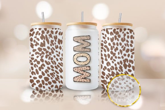 Animal Print Mom Cup Wrap: Graphics for Crafts