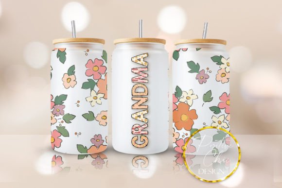 Grandma Libbey Can Wrap UVDTF Cup Wrap: Graphics for Crafts