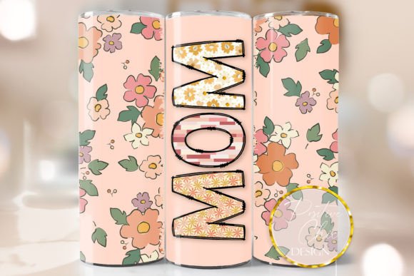 Mom Mothers Day Skinny Tumbler Wrap PNG Graphics Review