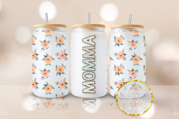 Momma Libbey Cup Wrap UVDTF Wraps 16 Oz Graphics for Crafts