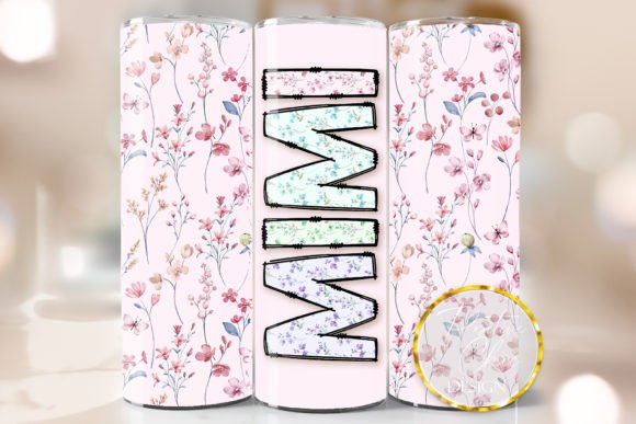 Mothers Day PNG Tumbler Wrap: Graphics for Crafts & Content