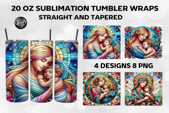 Mother’s Day Tumbler Wrap 20oz Skinny Graphics