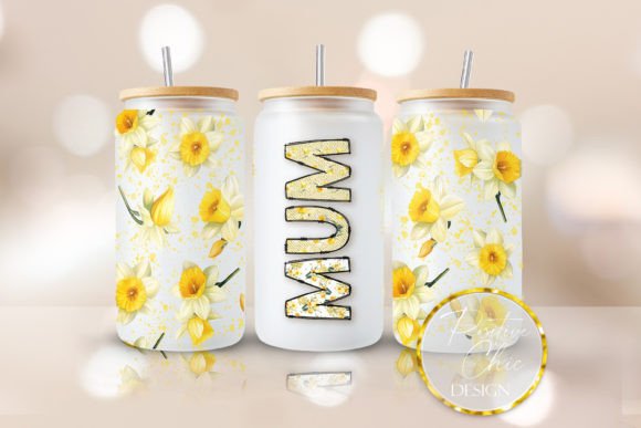 Mum Libbey Cup Wrap Graphics for Crafts