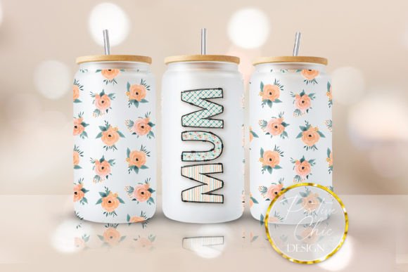 Mum Libbey Cup Wrap UVDTF Graphics for Crafts