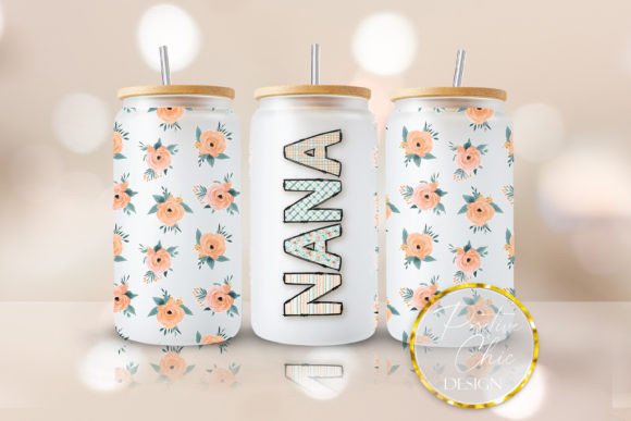 Nana Libbey Cup Wrap UVDTF Wraps 16 Oz: Graphics for Crafts